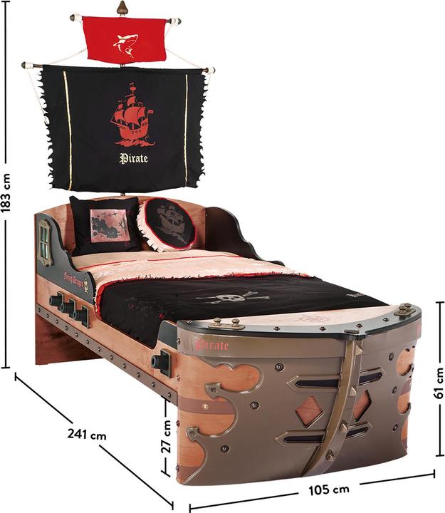 Cilek Nave pirata (90 x 190 cm)