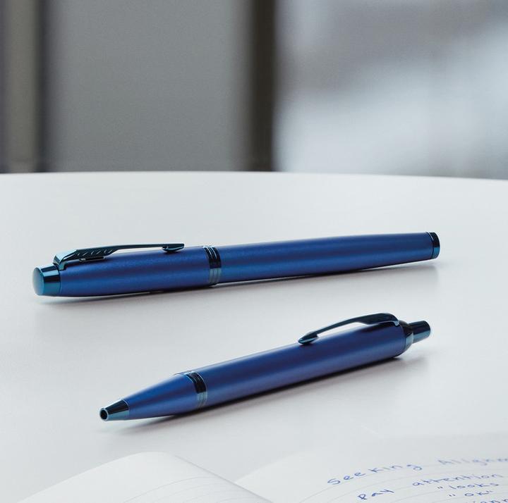 Produktbild Parker Pen Rollerball IM Monochrome PVD F (Blau, 1 x)