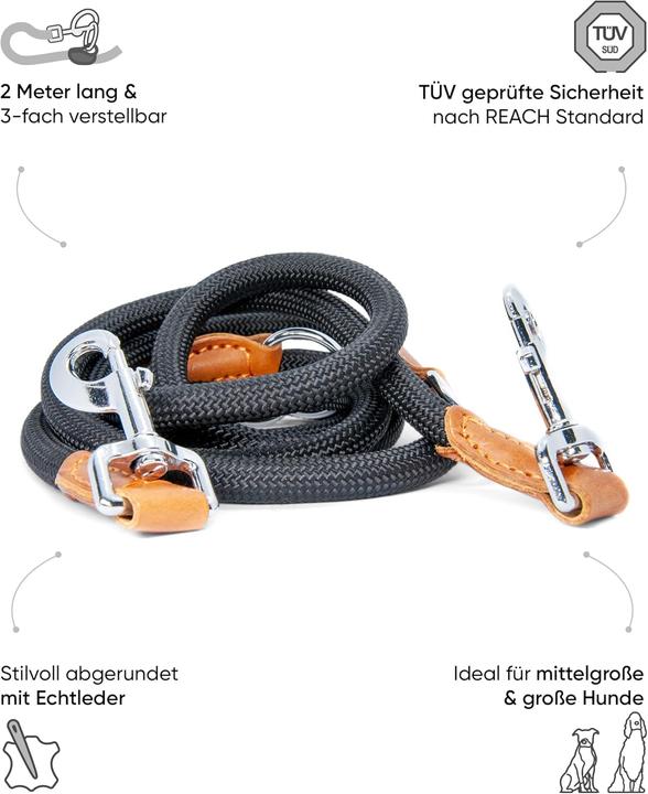 Actual product image Freudentier Verstellbare Führleine (Dog, Walks)