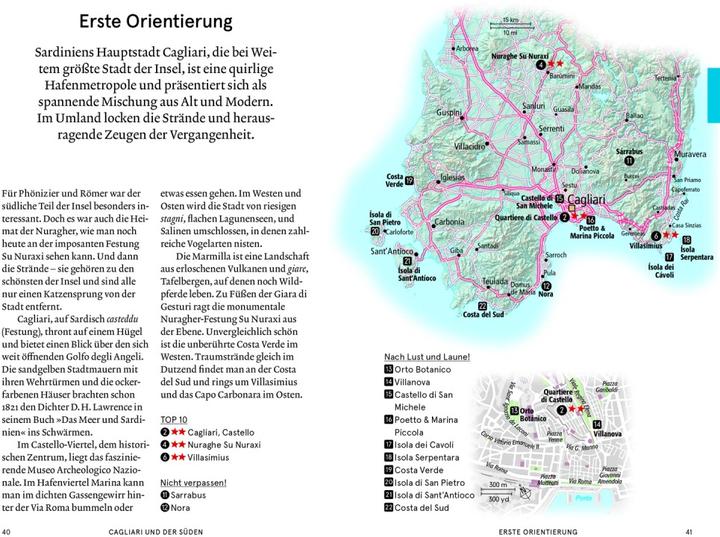 Actual product image SMART Reiseführer Sardinien (German, Peter altitude, 2023)