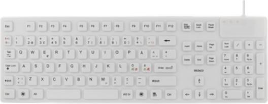Deltaco TB-505 Tastatur Kabling Nordisk (DE, Kabelgebunden)