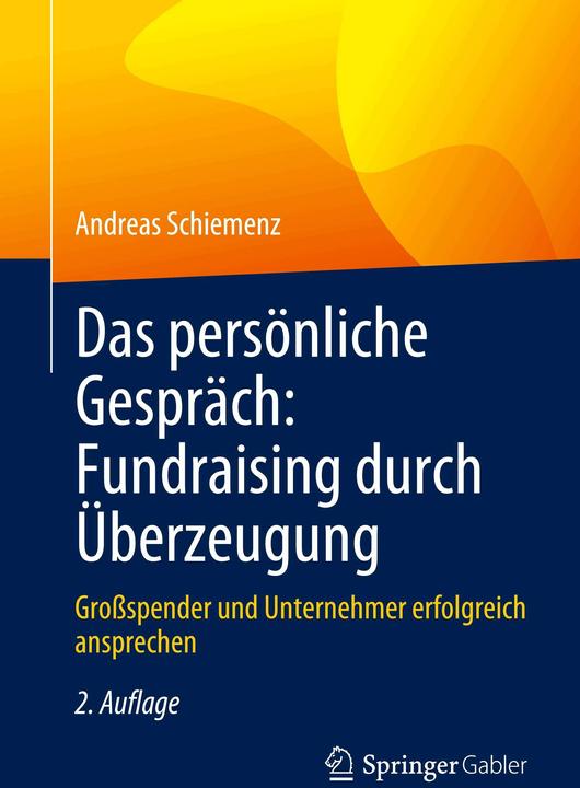 Produktbild Das persönliche Gespräch: Fundraising durch Überzeugung (Deutsch, Andreas Schiemenz, 2024)