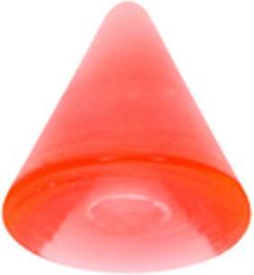 Bijouteria 1.2mm Piercingverschluss (Acrylglas, Chirurgenstahl 316L)