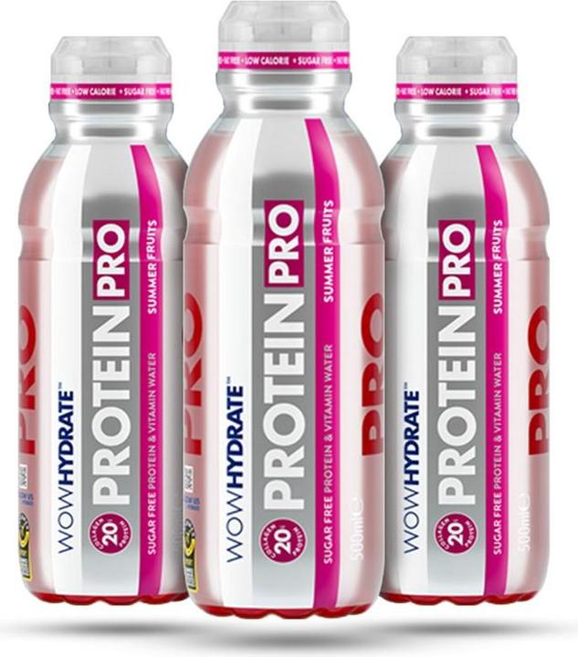 Actual product image Wow Hydrate Protein Summer Fruits pro (Summer Fruit, 12 x)