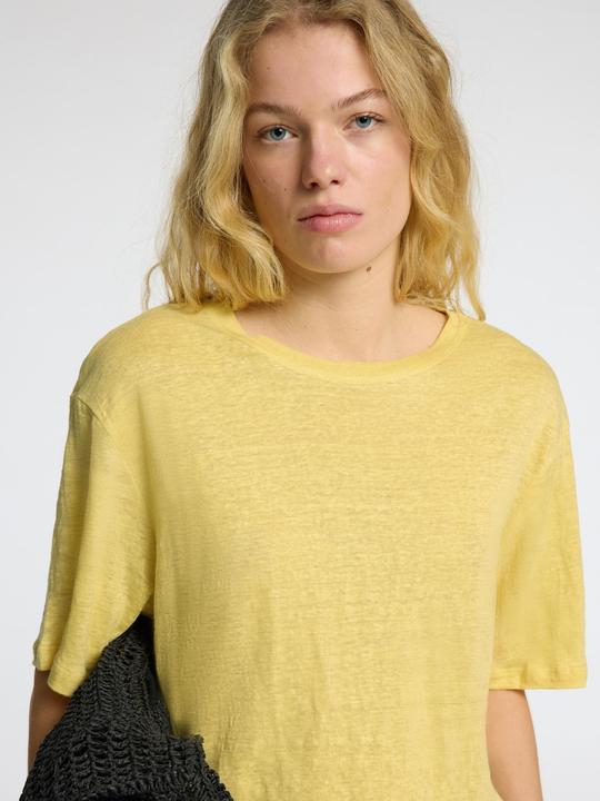 Actual product image Selected Femme Linen T-Shirt (M)