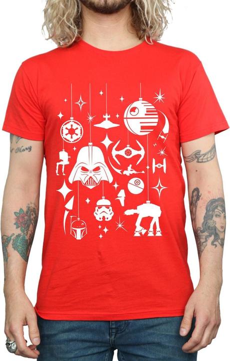 Produktbild Star Wars Christmas Decorations TShirt (XXL)