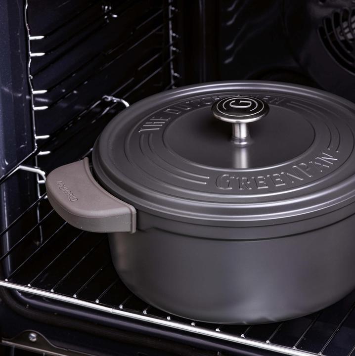 Image du produit Greenpan Featherweights Stoofpot met keramische antikleeflaag met deksel 26cm (26 cm, Cocotte + faitout, Aluminium)