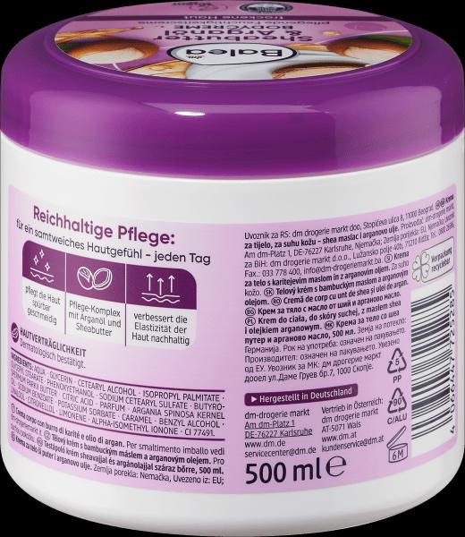 Actual product image dm Balea Shea butter Argan oil (Body cream, 500 ml)