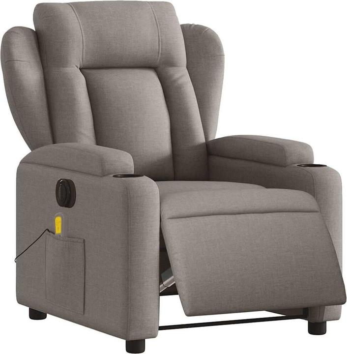 VidaXL Massagesessel Elektrisch Stoff