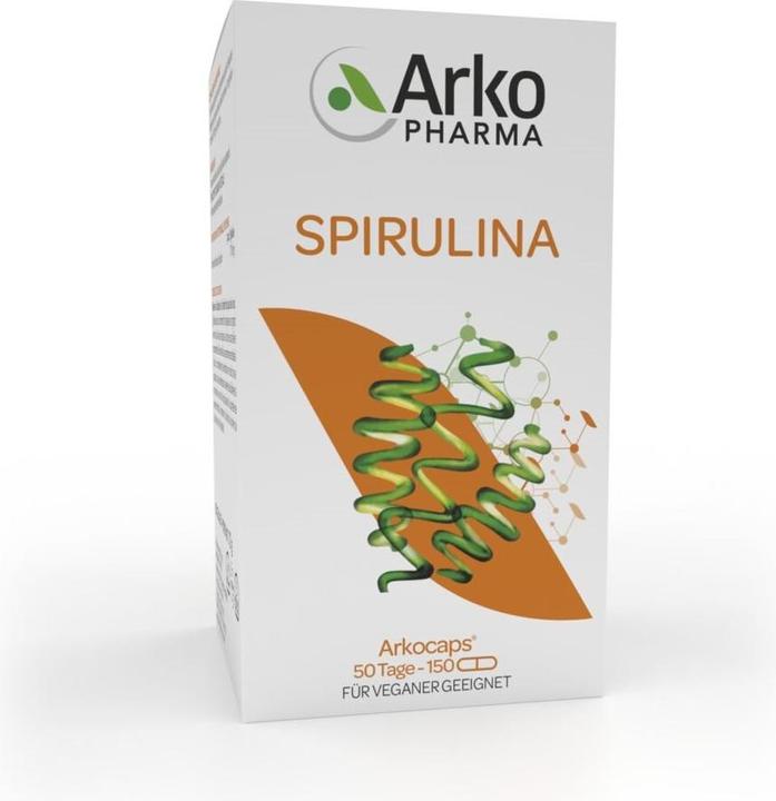 Immagine prodotto Arkopharma Arkocaps Bio Spirulina Kapseln (150 Pezzo/i, Pillole, 116 g)
