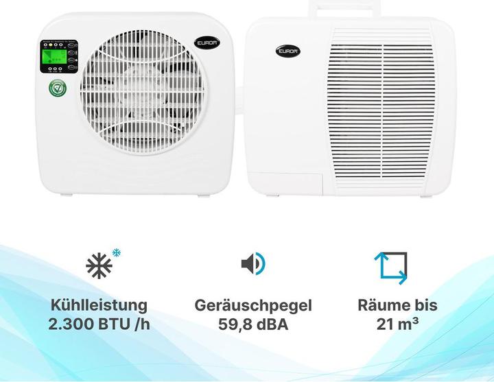 Actual product image Eurom AC 2401 (8 m², 2400 BTU/h)