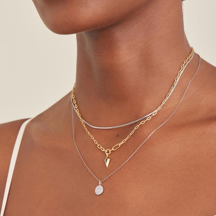 Immagine prodotto Ania Haie Collana con catena a serpente in argento 925 (Argento 925, 38 cm)