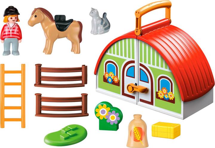Actual product image Playmobil My ride-along horse farm (70180, Playmobil 1.2.3)