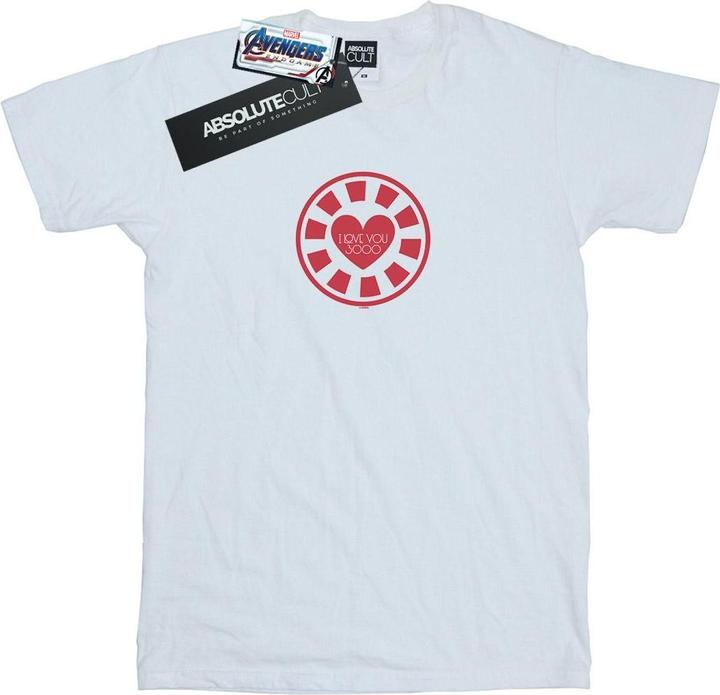 Immagine prodotto Avengers Endgame I Love You 3000 Tony Stark Heart Maglietta Ampia Donna (M)