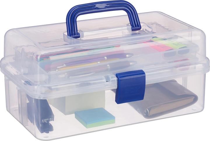 Image du produit Relaxdays Boîte en transparente (33 x 19.5 x 14 cm)