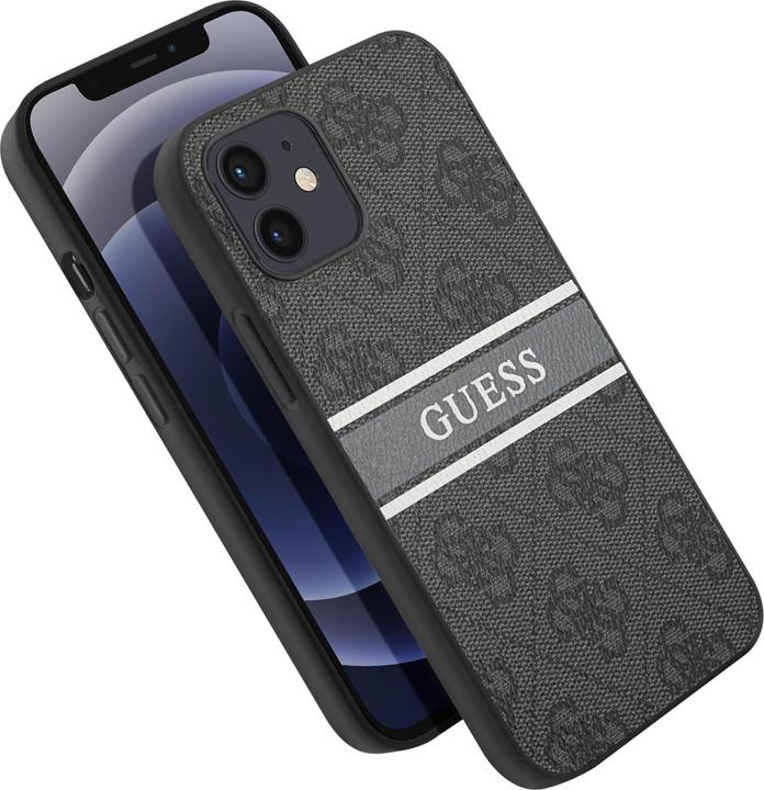 Actual product image Guess Hard Cover 4G Printed Stripe (Apple iPhone 12 Pro)