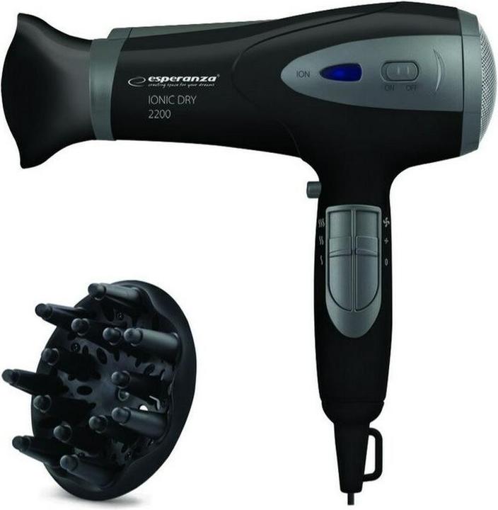 Actual product image Esperanza HAIR DRYER 2200W IONIC VIVIEN EBH005K
