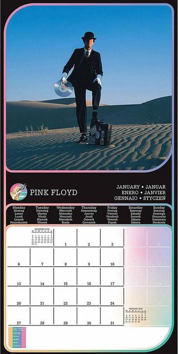 Produktbild Pink Floyd Wandkalender 2025 Quadratisch