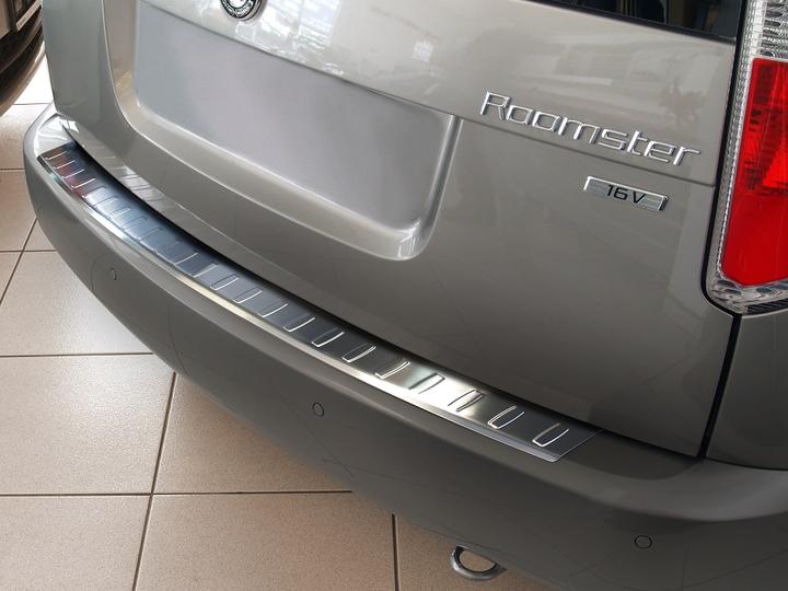 Actual product image Avisa Stainless steel bumper protection for Skoda Roomster from 2006 until today (Rear)