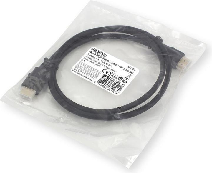 Immagine prodotto Ewent Eminent HDMI con cavo Ethernet (1 m, HDMI)