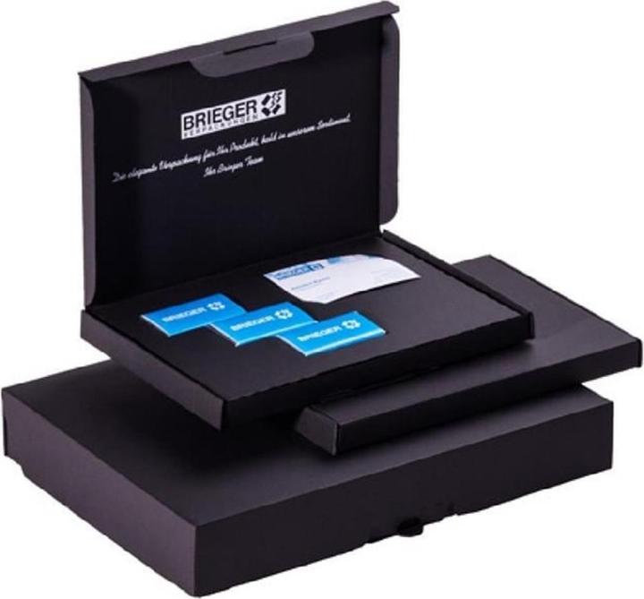 Image du produit Brieger Carton d'expédition Ligne Noire 238 x 164 x 45 mm, Noir (0,5 x 34 x 58 cm, 1 x)