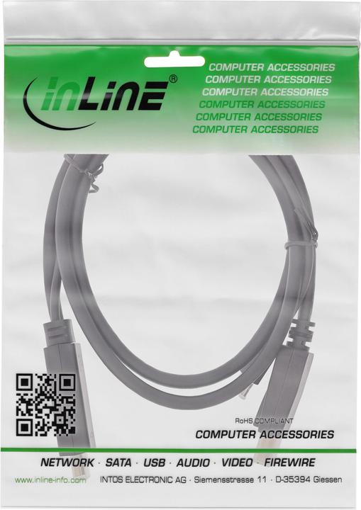 Produktbild InLine HDMI zu DisplayPort Konverter Kabel, 4K/60Hz, schwarz, 1m (1.50 m)