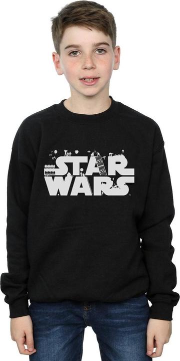 Produktbild Star Wars Minimalist Logo Sweatshirt Jungen (152, 158)