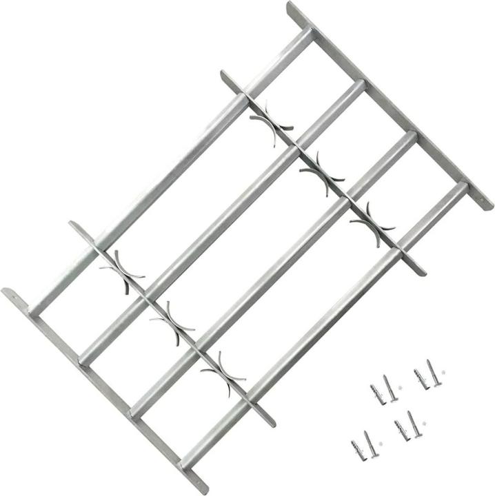 Produktbild Diverse Hardware Fenstergitter Verstellbar mit 4 Querstäben 500-650 mm