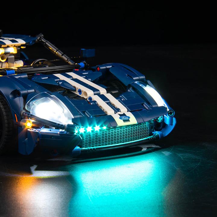 Actual product image BrickBling LED Licht Set für LEGO Ford GT 2022 (42154) inkl. Fernbedienung