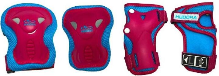 Actual product image Hudora Set (S, Knee pad, Elbow protectors, Wrist protectors, 6 pieces)