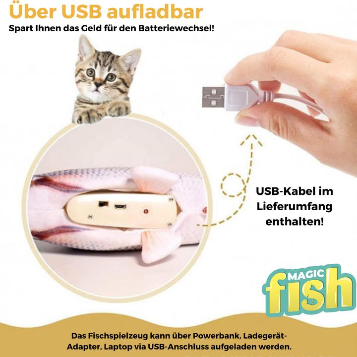 Produktbild Best direct Magic Fish (Plüschspielzeug Katze)