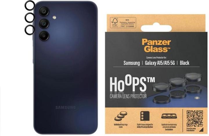 Actual product image PanzerGlass Hoops Camera Lens Protector (1 Piece, Samsung Galaxy A14 5G, Samsung Galaxy A15)