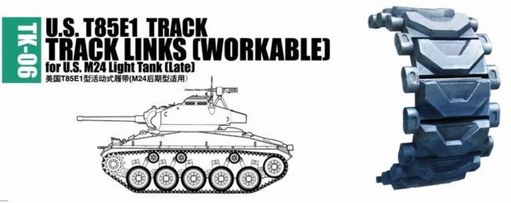 Image du produit Trumpeter U.S. T85E1 track for M24 light tank (late)