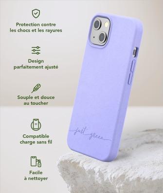 Immagine prodotto Bigben Custodia 100% Eco iPhone 13 Viola (Apple iPhone 13)