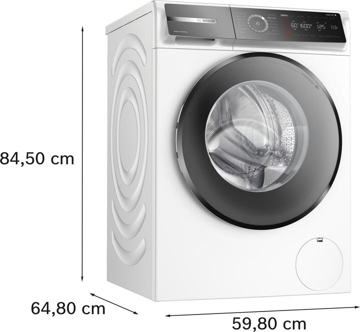 Actual product image Bosch Hausgeräte WGB256041 (10 kg, Left)