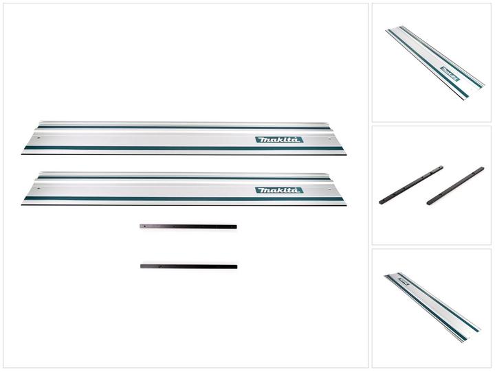Produktbild Makita Führungsschienen Set 2x Führungsschiene 1000mm + 2x Führungsschienenverbinder