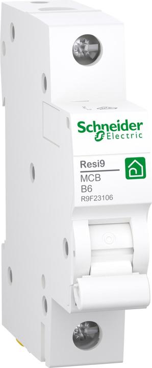 Schneider Electric Automat B 6A 1-polig R9F23106 Resi9