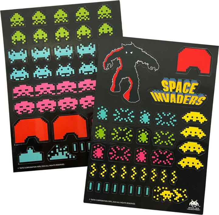 Actual product image Space Invaders Magnetic Pins
