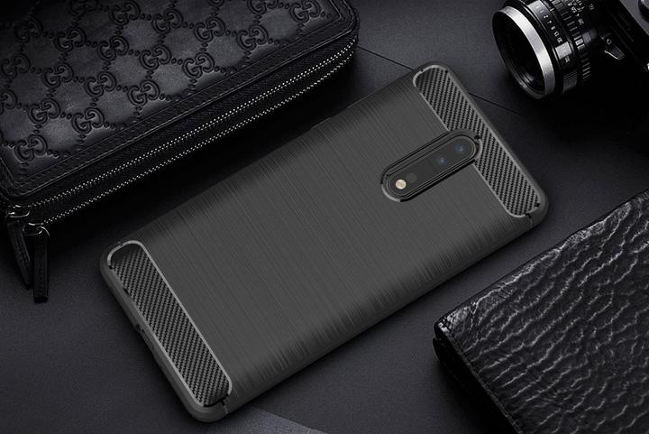 Produktbild Screenguard Nokia 8 Hülle Carbon Brushed Soft TPU (Nokia 8)