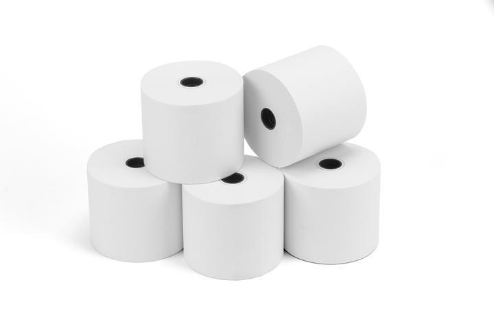 Actual product image No Name Plain paper receipt roll 89-57 Width: 57 mm Length: 40 m Diameter: 65 mm 5 pcs.