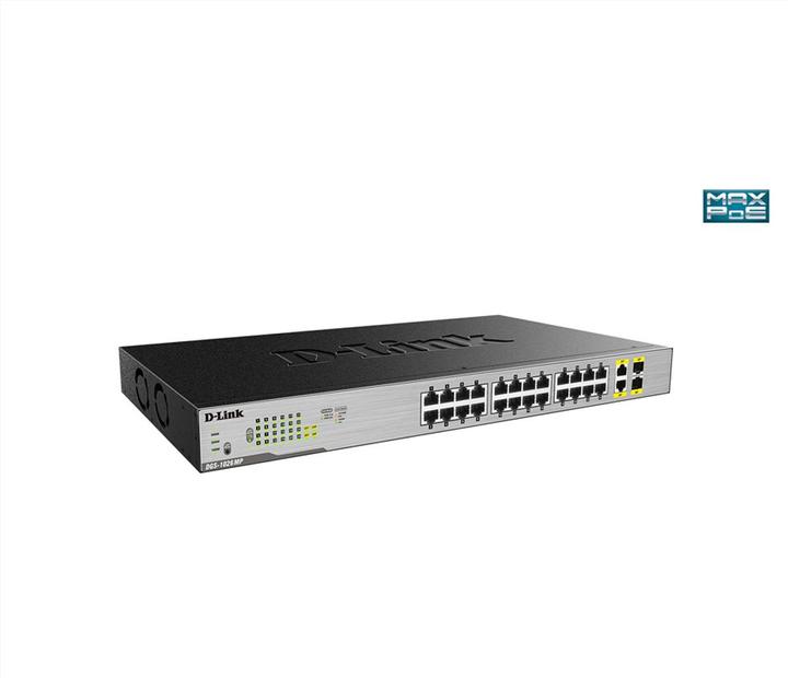 Produktbild D-Link 26-PORT LAYER2 POE+ GB SWITCH (24 Ports)
