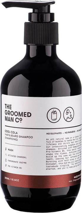 Actual product image The Groomed Man Cool Cola Hair & Beard Shampoo