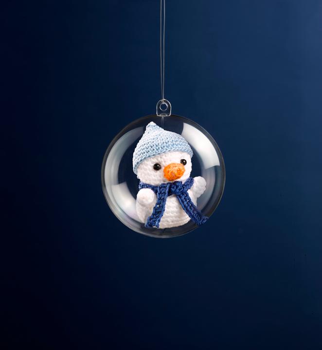 Image du produit Topp Konrad:Häkelmini-Weihnachtskugel Häkels