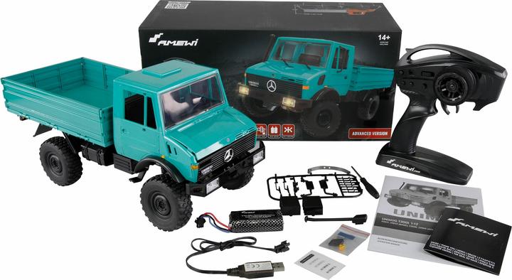 Produktbild Amewi 22660 Unimog Advanced, petrol 1:12 Elektro RC Modell-LKW RtR (RTR Ready-to-Run)