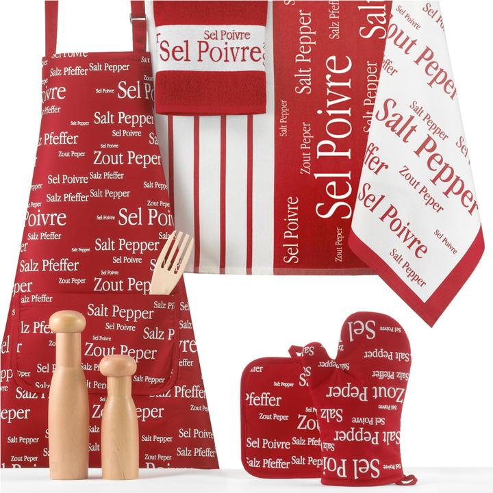 Image du produit Winkler gants de cuisine - sel & poivre (60% coton, 100% coton, 40% polyester)