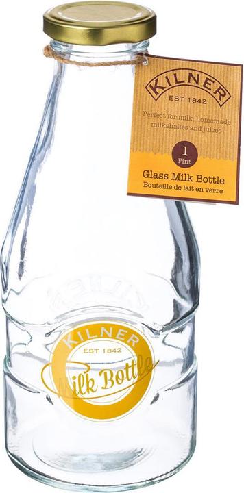 Actual product image Kilner 1 Pint Milk Bottles 20oz / 568ml, (568 ml) (1 pcs., 0.57 l)