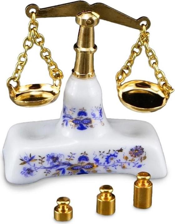 Immagine prodotto Reutter 001.836/5 - Bilancia con pesi "Onion Gold", miniatura