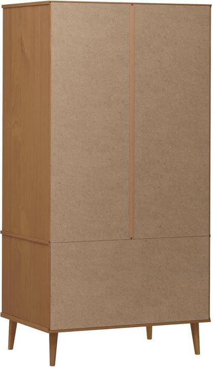 Produktbild VidaXL Kleiderschrank MOLDE Braun 90x55x175 cm Massivholz (90 x 55 x 175 cm)
