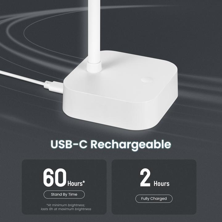 Immagine prodotto Yeelight Jasmine Rechargeable Desk Lamp –⁠⁠⁠⁠⁠⁠ YLYTD-0039
