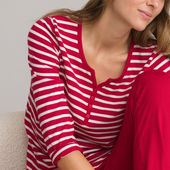 Actual product image La Redoute Collections Cotton Jersey Pyjamas (W36/L38)